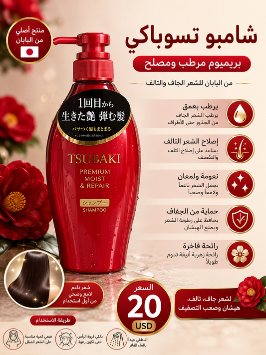 شامبو تسوباكي بريميوم ومصلح